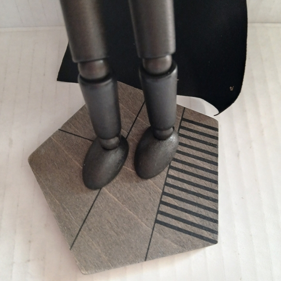 HTF Disney Galaxy's Edge Star Wars Wooden Darth Vader Bendable Toy Figurine - Picture 14 of 16
